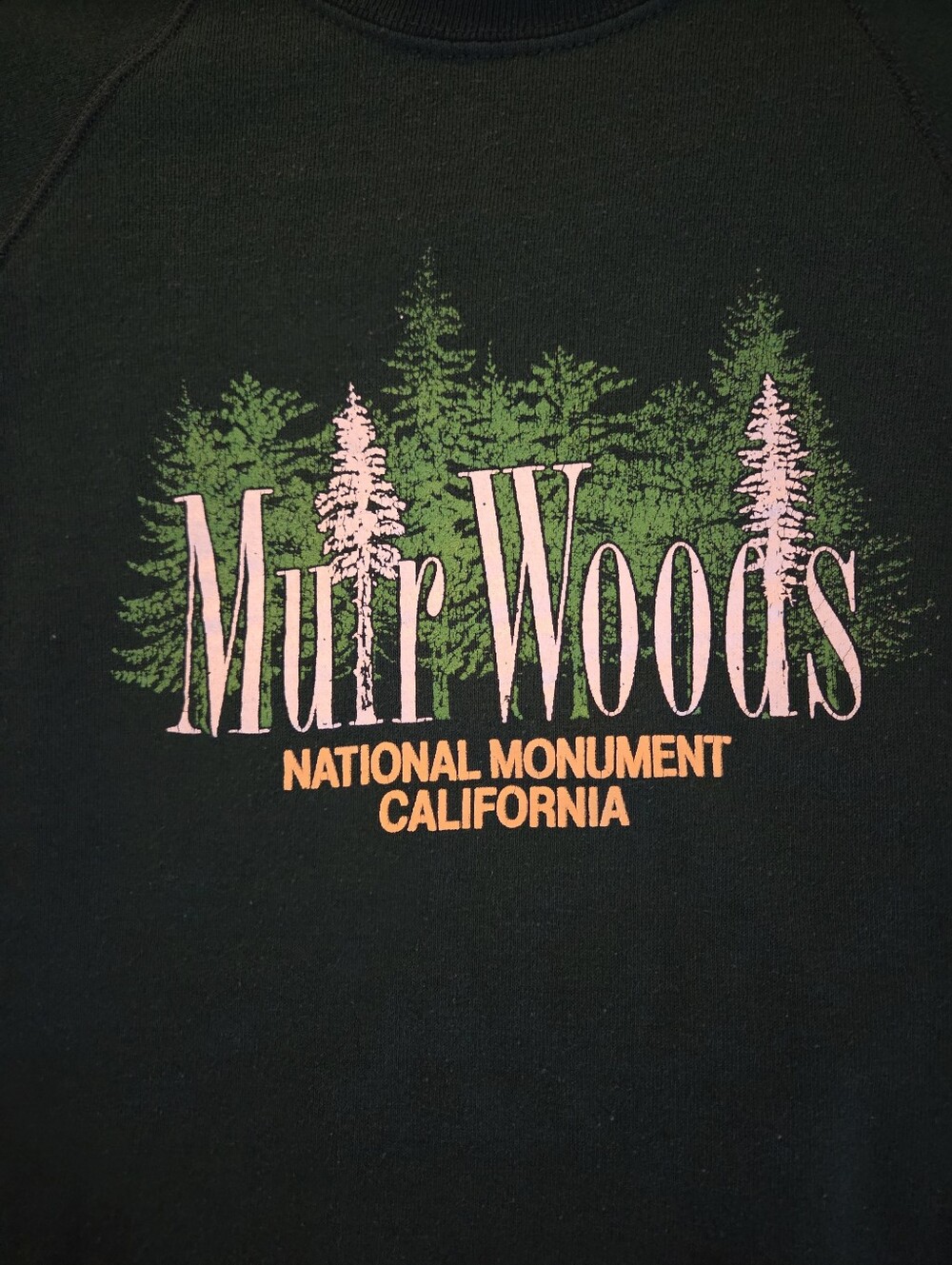 Vintage Muir Woods Dark Green Crewneck Sweatshirt